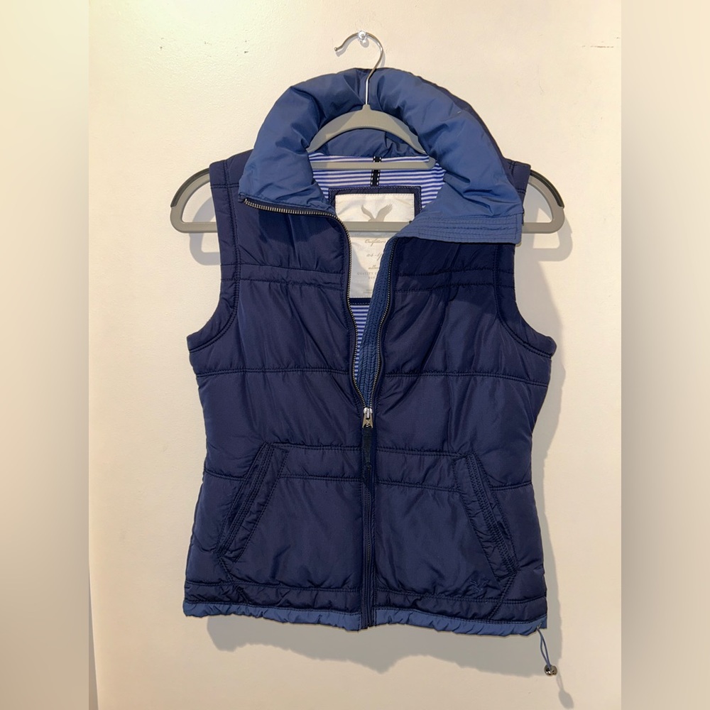 Navy blue vest